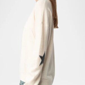Zadig & Voltaire NWT Cici Star Elbow Patch Sweater small